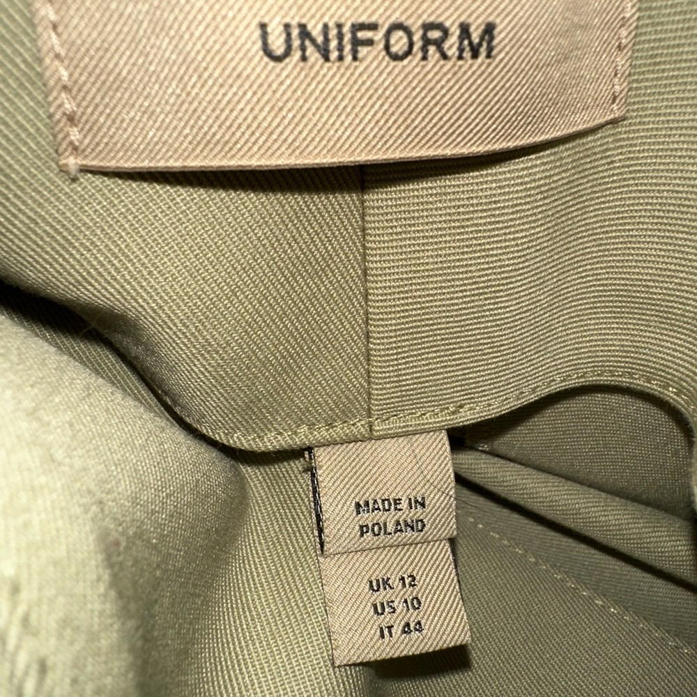 Burberry uniform Light Sage called Hunter green by Burberry A-Line Skirt size 10 - Picture 10 of 16